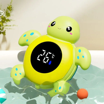 Thermomètre de bain bébé tortue flottante LED sécurisé