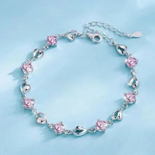 Bracelet femme argent 925 multi-rangs élégant ajustable