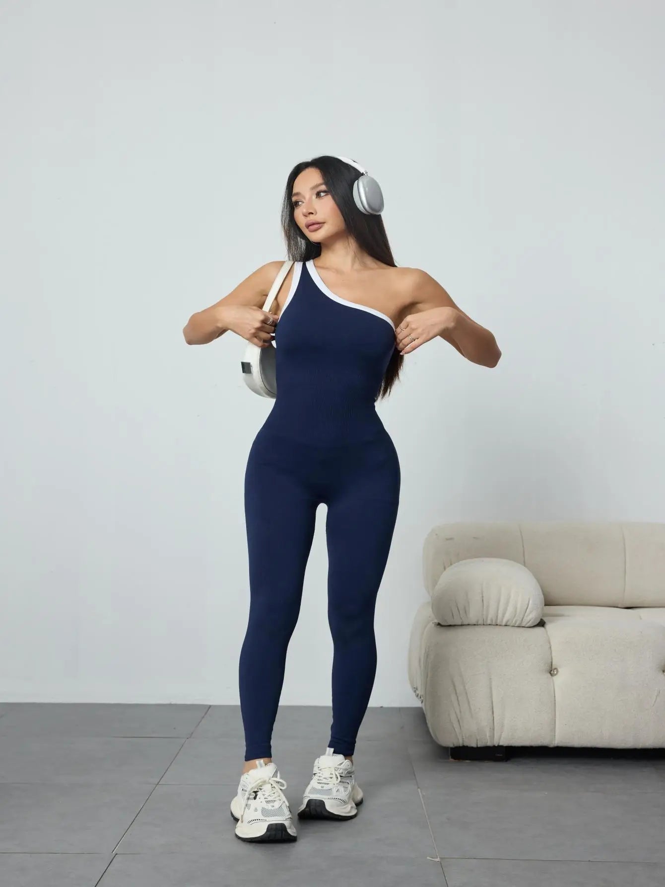Bodysuit Sport Femme – Jumpsuit Seamless Gainant Yoga & Fitness