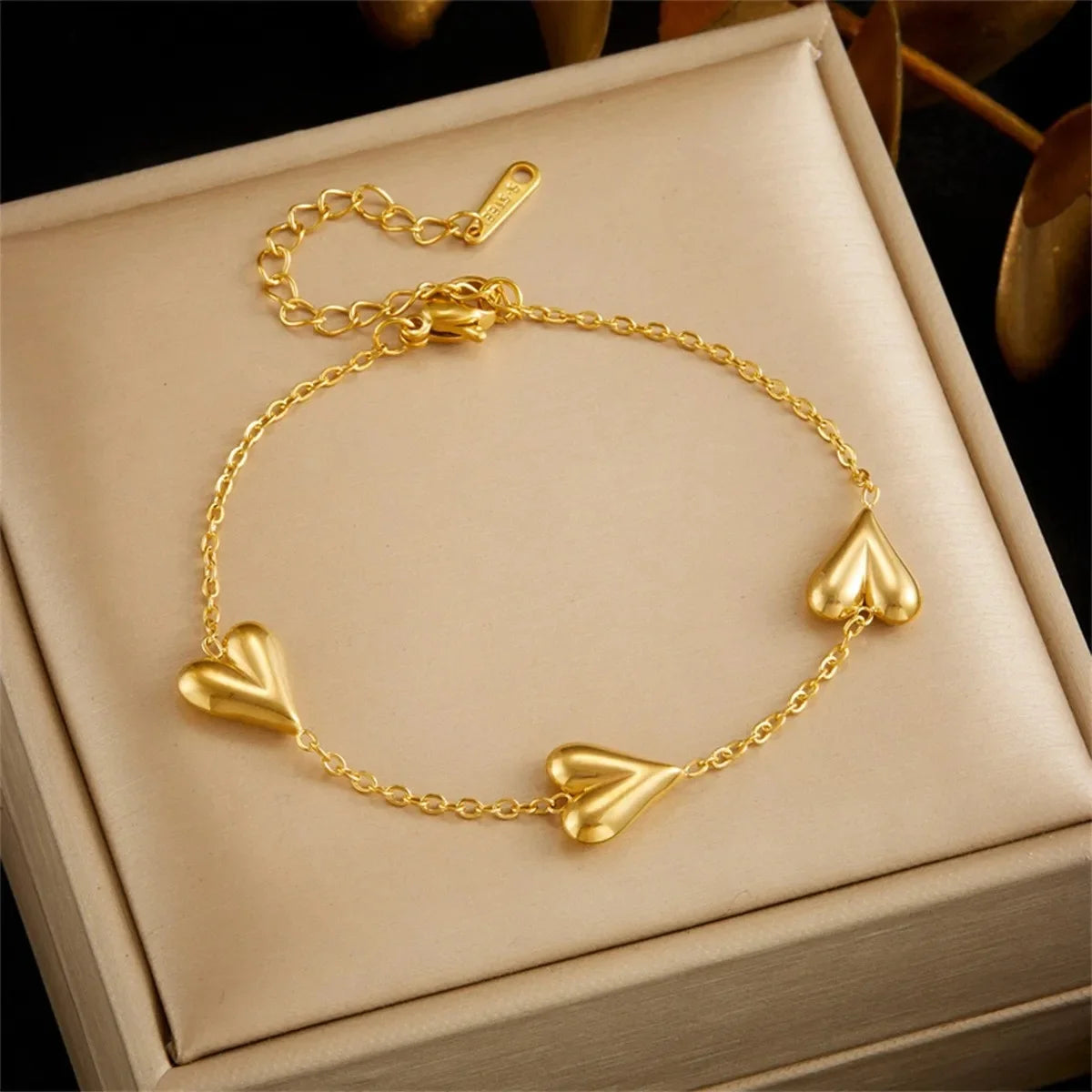 Bracelets chic avec pendentif– Acier Titane