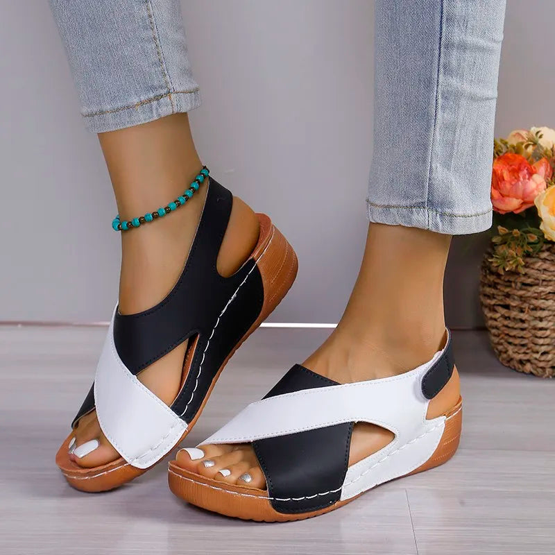 Sandales Compensées Femme Été – Confortables, Légères & Antidérapantes