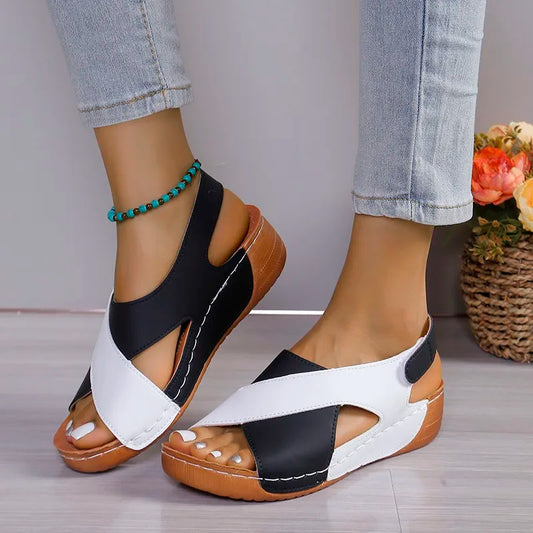Sandales Compensées Femme Été – Confortables, Légères & Antidérapantes