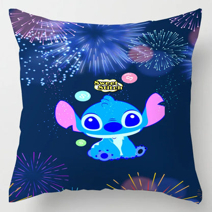 Taie d’Oreiller Stitch Double Face – Housse Kawaii pour Enfants