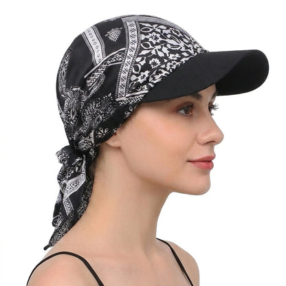 Casquette Foulard Femme Imprimée – Satinée, Légère & Respirante