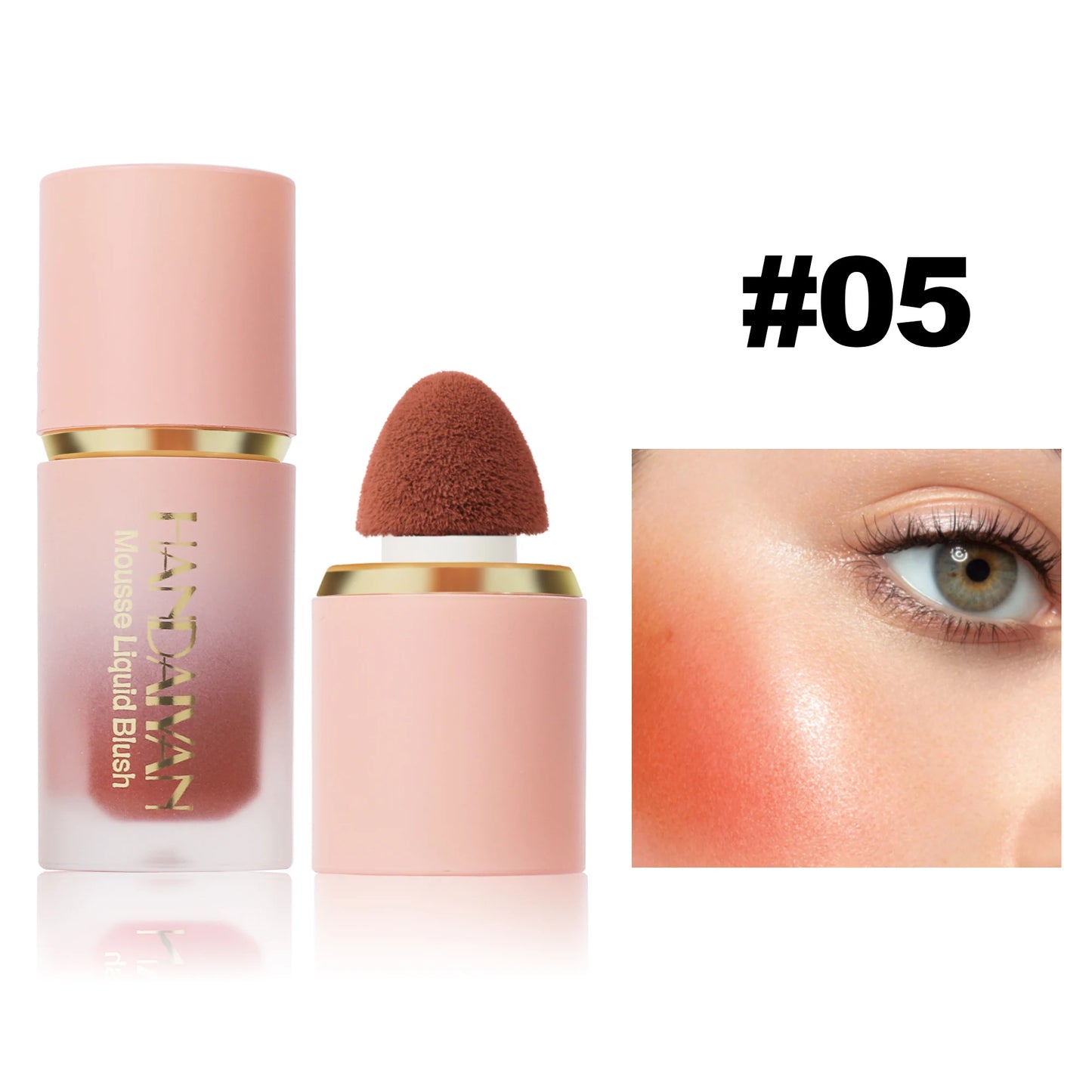Blush Liquide Mat Waterproof – 6 Couleurs Longue Tenue
