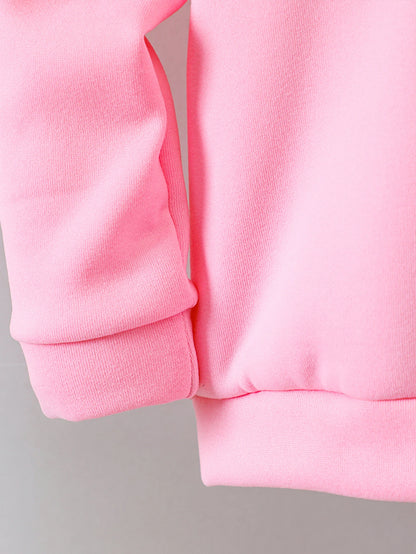 Ensemble sport fille 2 pièces – Sweat à capuche & pantalon chaud