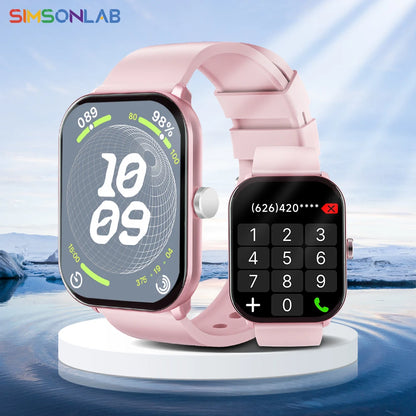 Montre Connectée 2.01'' – Appels Bluetooth, Étanche & Multi-Sport