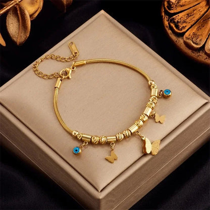 Bracelets chic avec pendentif– Acier Titane