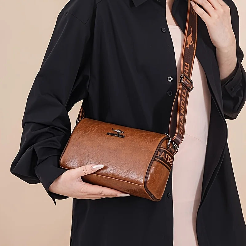 Sac Bandoulière Femme Cuir – Multi Compartiments Chic