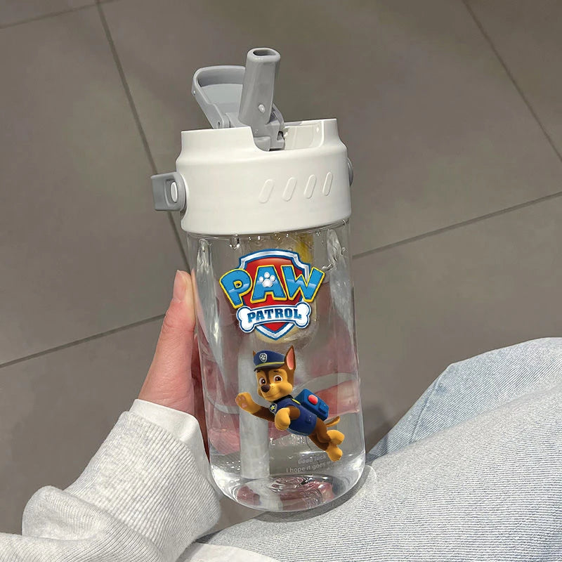 Gobelet Enfant avec Paille – Gourde Portable Motif Paw Patrol
