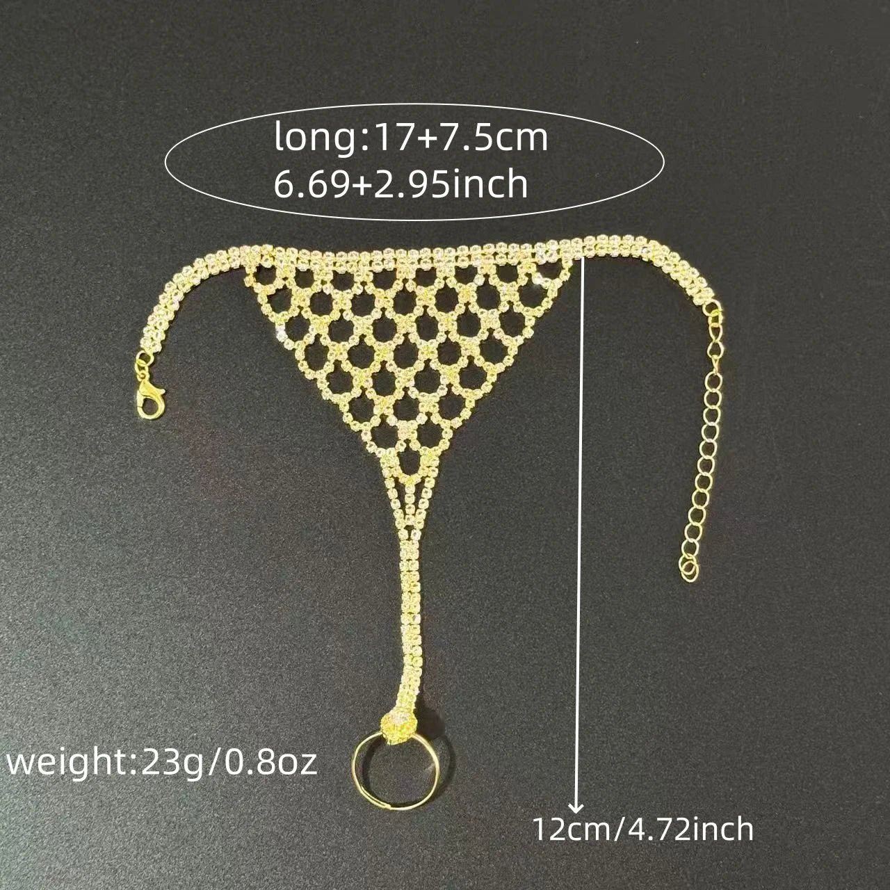 Chaîne de Main – Bracelet Doigt Élégant Luxe