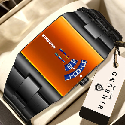 Montre Homme Quartz – Bracelet Acier, Style Sport & Business