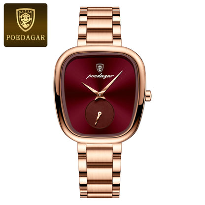 👉 Montre POEDAGAR femme – Quartz inox étanche, élégante & mode