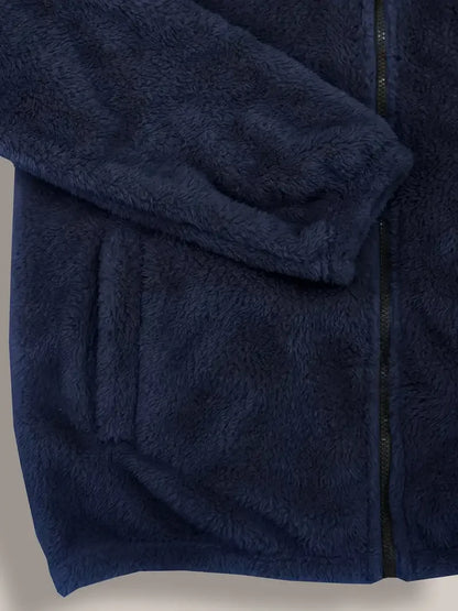 Veste Polaire Homme Zippée à Capuche | Hiver Chaud &Confort