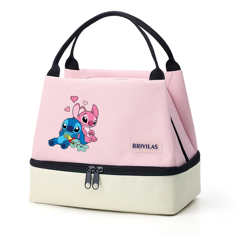 Sac Repas Stitch Isotherme Pliable – Déjeuner Bureau École Pique-nique