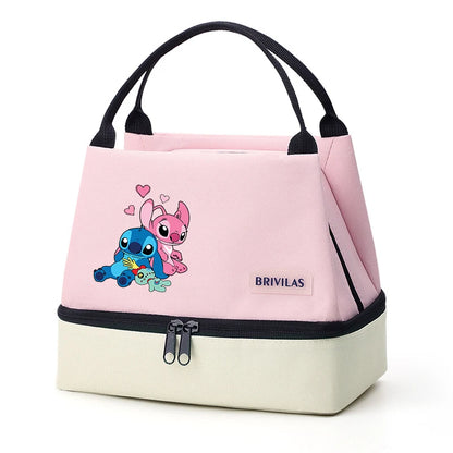 Sac Repas Stitch Isotherme Pliable – Déjeuner Bureau École Pique-nique