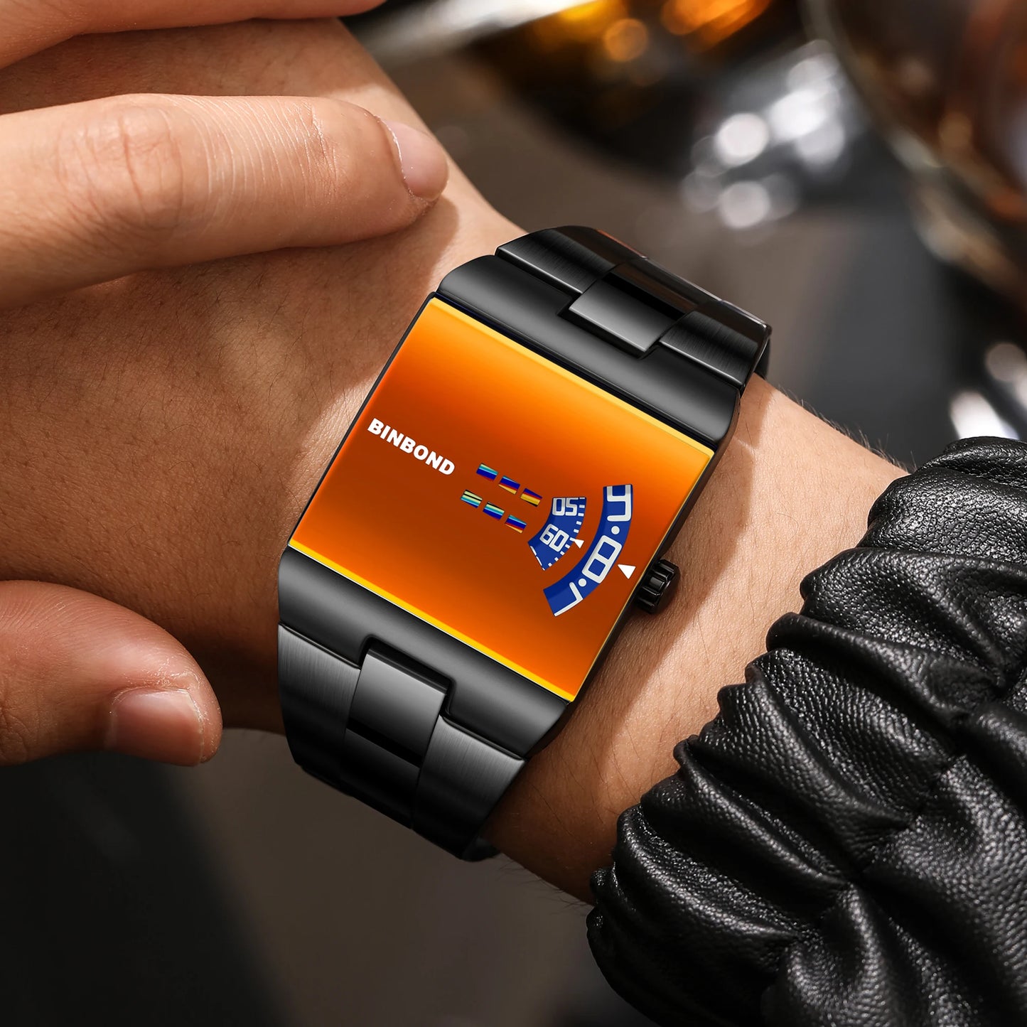 Montre Homme Quartz – Bracelet Acier, Style Sport & Business