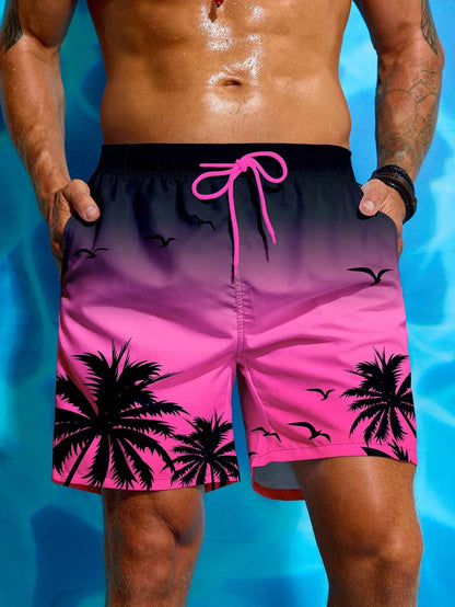 Short de Bain Homme Palmier – Léger, Respirant & Style Vacances