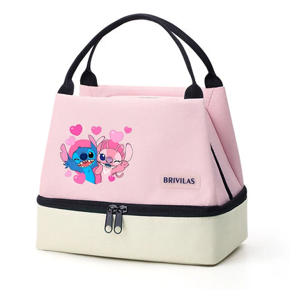 Sac Repas Stitch Isotherme Pliable – Déjeuner Bureau École Pique-nique