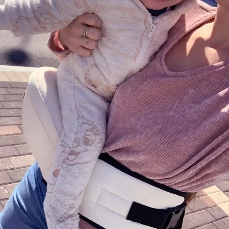 Porte-Bébé avec Siège Hanche – Confort & Soutien Parents