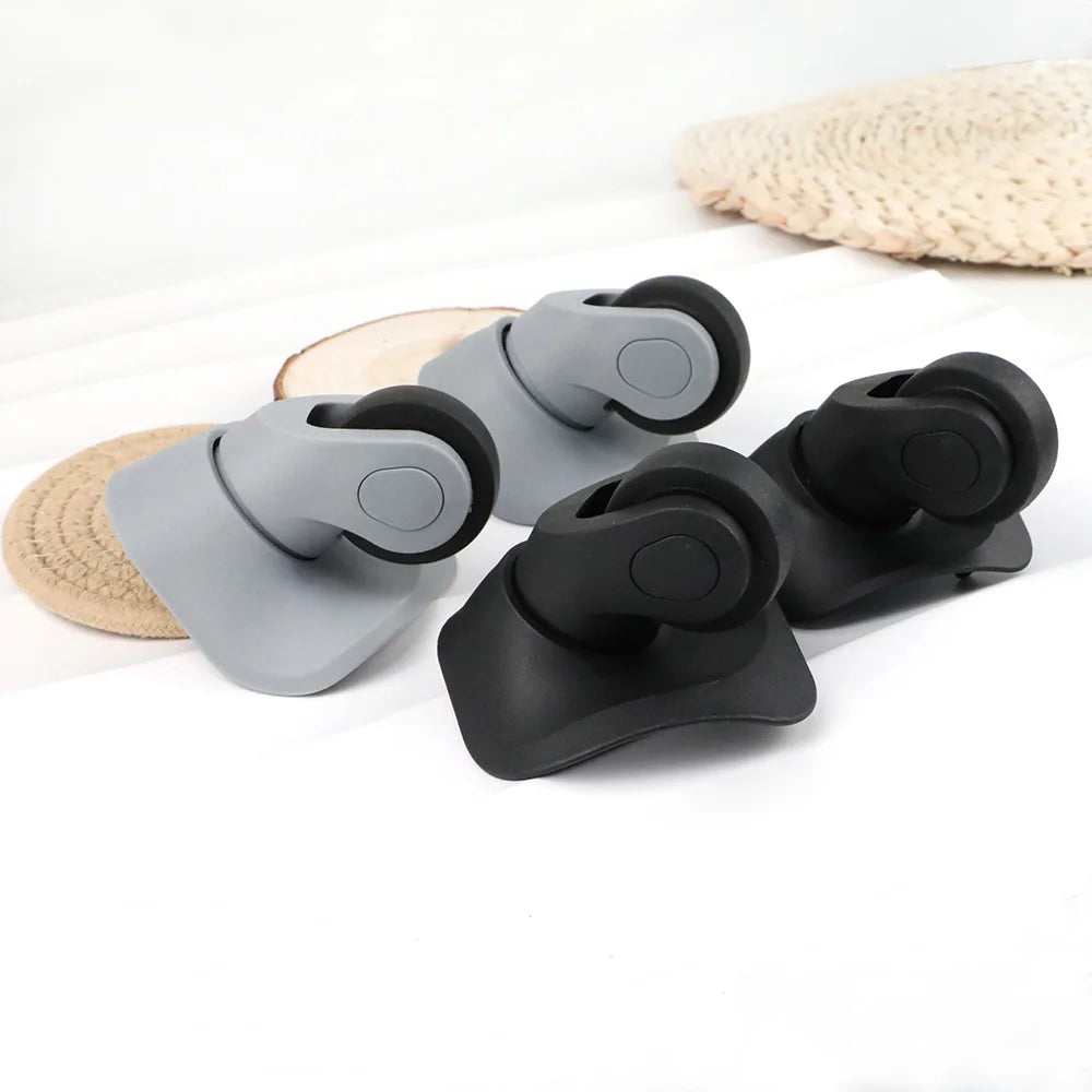 Roues de Valise de Rechange – Paire en Caoutchouc pour Trolley