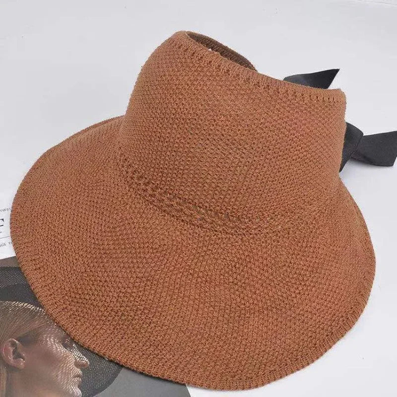 Chapeau AfricSun pour femmes, respirant, amissié, pliable, à grand bord, pare-soleil, casquette en paille, voyage en plein air, casquette de plage UV