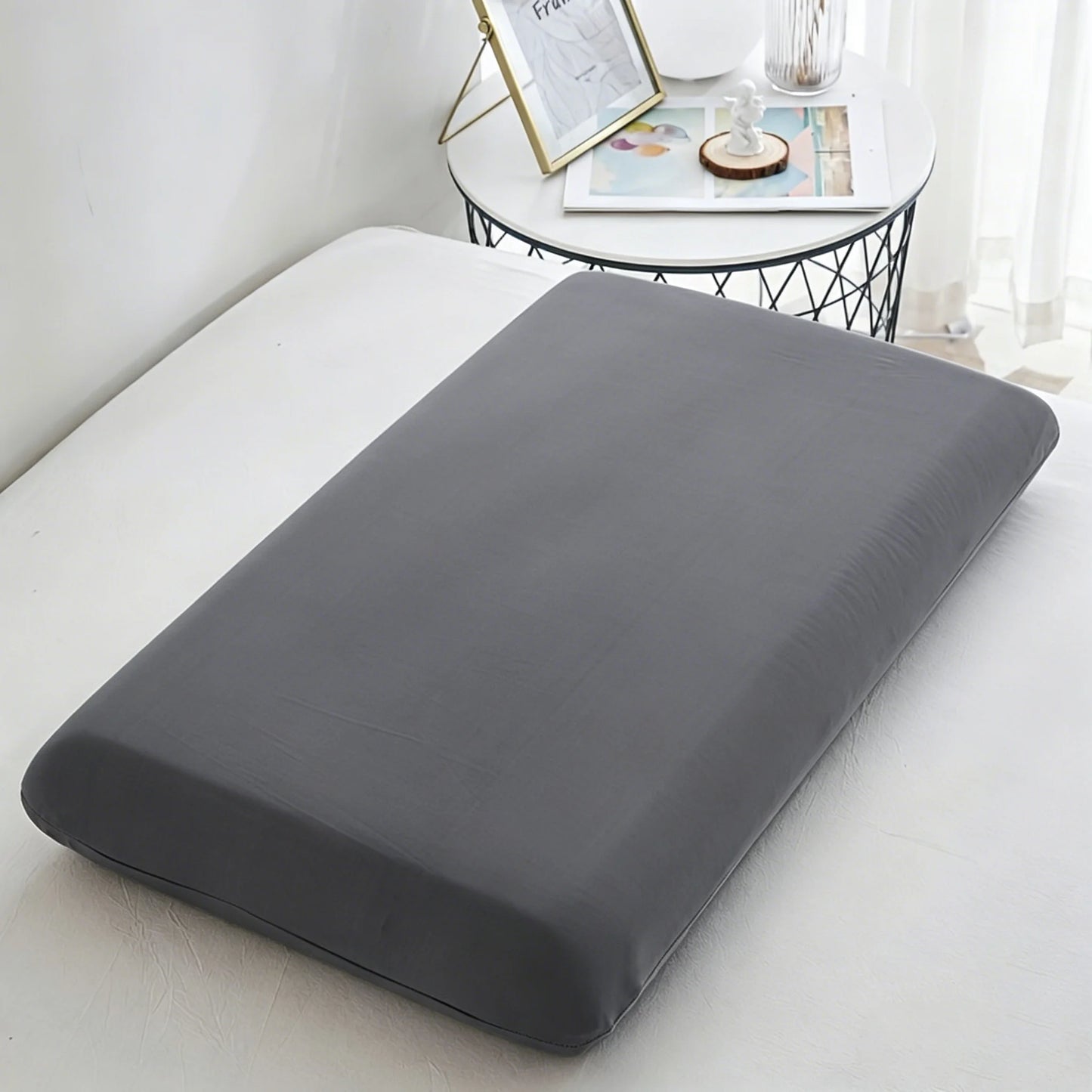 Taie d’Oreiller Rafraîchissante Ice Silk – Housse Été Lavable