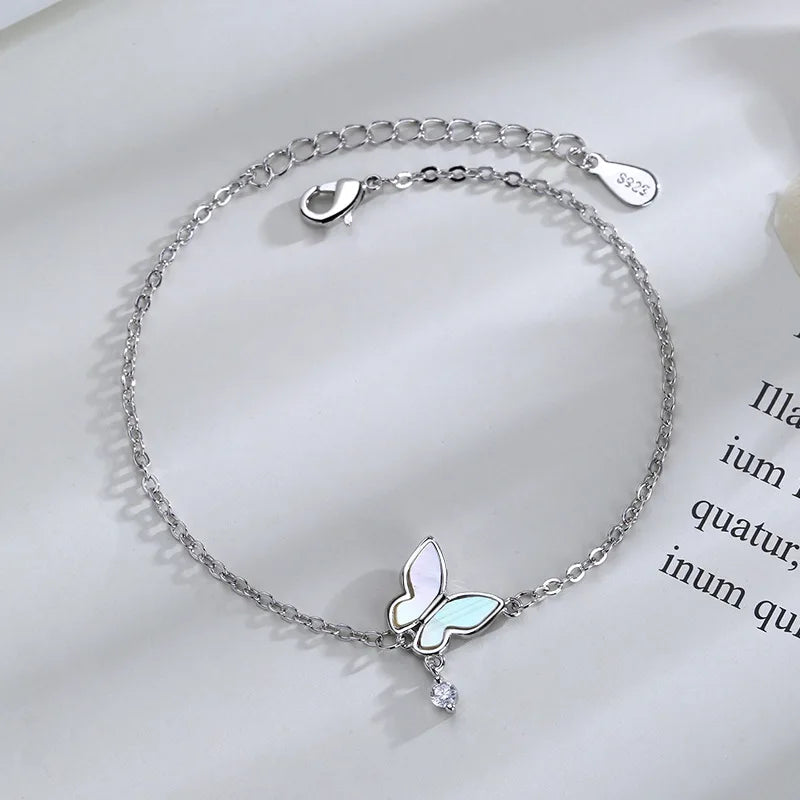 Bracelet Papillon Argent 925 – Bijou Femme Élégant