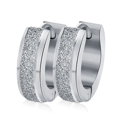 Boucles d’Oreilles Créoles Dorées Femme – Acier Inoxydable