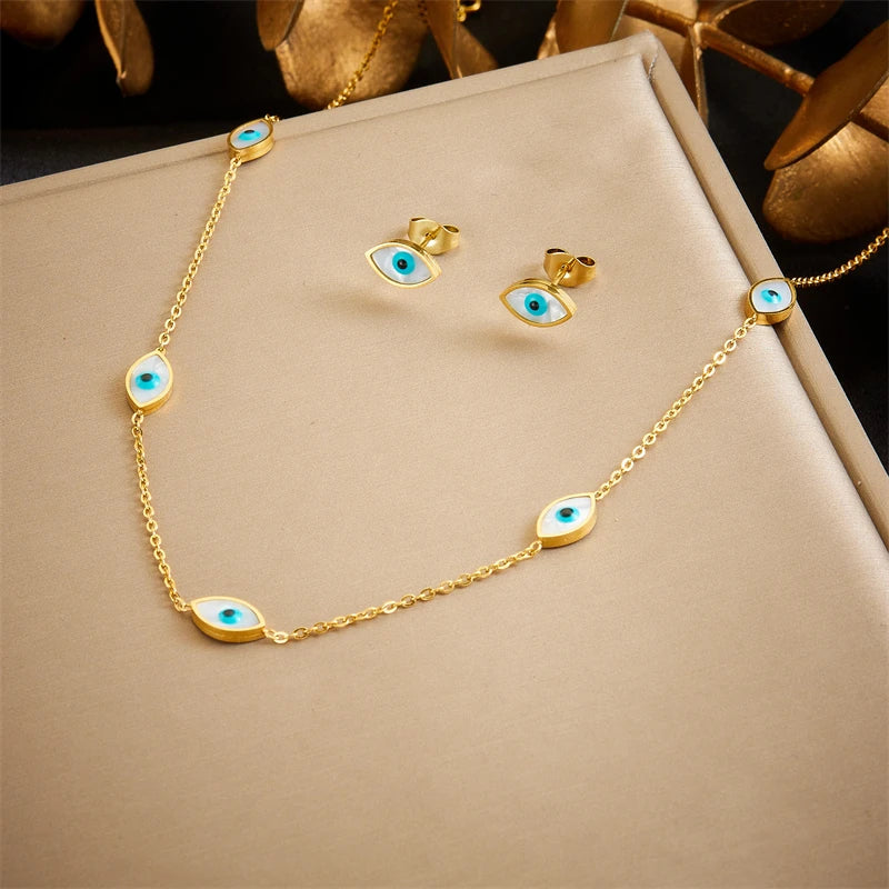 Parure Bijoux Arbre de Vie Femme – Plaqué Or