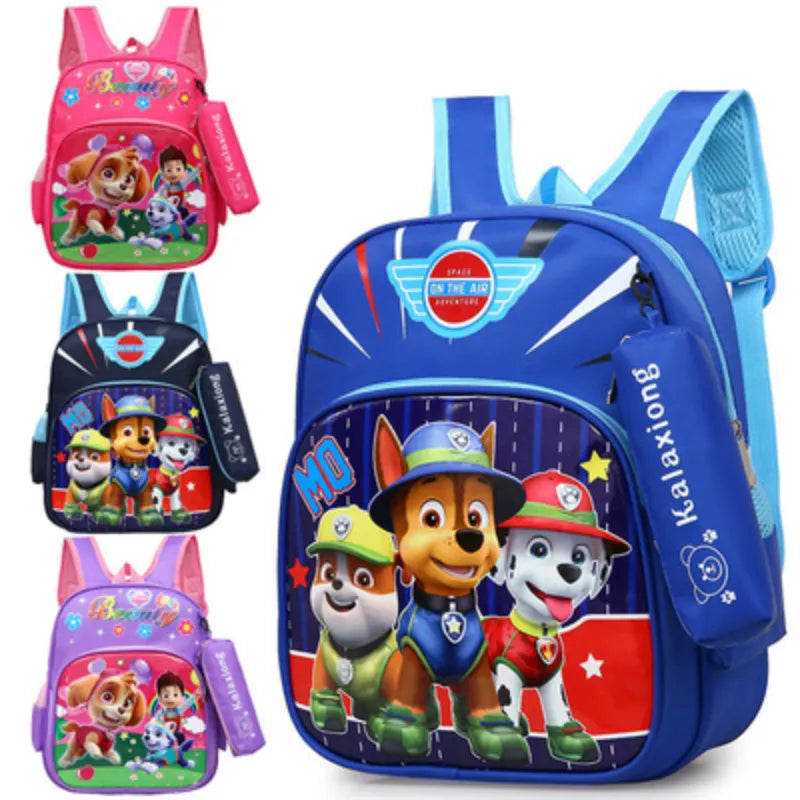 Sacs à dos étanches Pat'Patrouille pour enfants, sac d'école de dessin animé, sac à dos de jardin d'enfants, impression 3D, grande capacité, Chase, Skye, Marshall