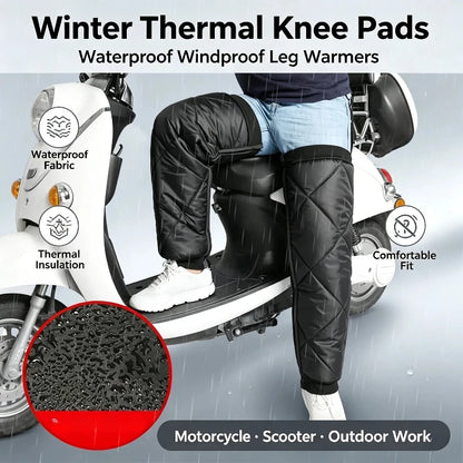 Jambières Thermiques Moto Hiver – Couvre-Genoux Zippés