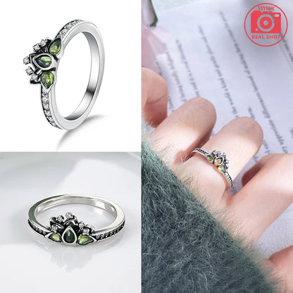 Bague Cœur Zircon Argent 925 – Élégante & Tendance Femme