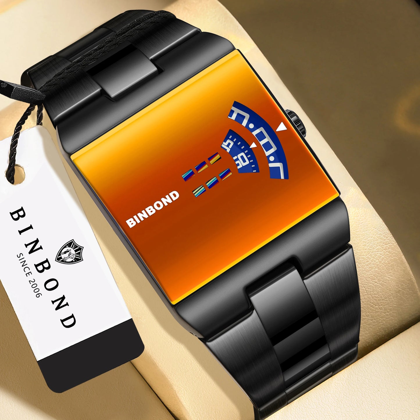 Montre Homme Quartz – Bracelet Acier, Style Sport & Business