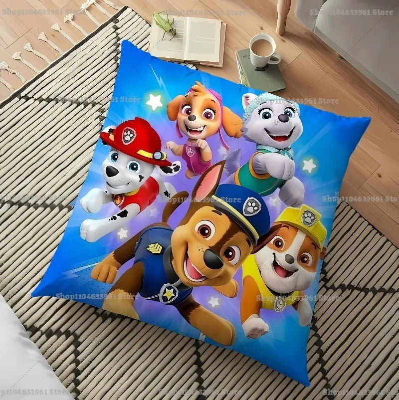 Housse de Coussin Enfant Motif Paw Patrol – Déco Chambre & Salon