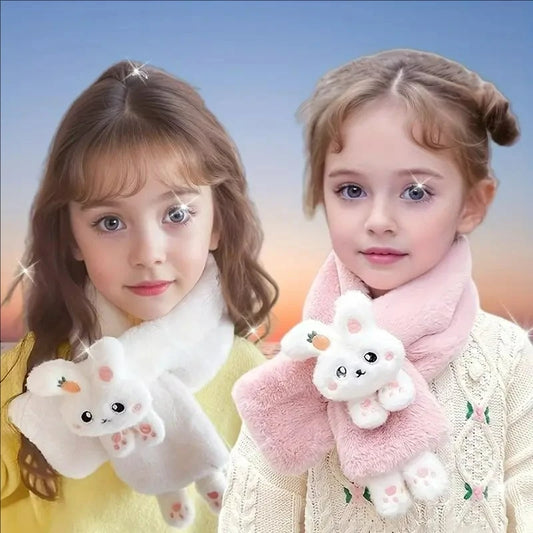 Écharpe enfant hiver lapin 🐰 – douce, chaude & mignonne