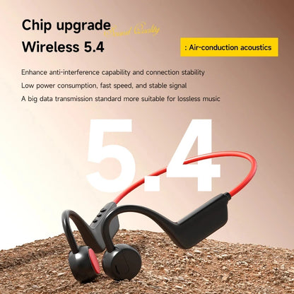 Écouteurs Sport Bluetooth 5.4 Open-Ear – Type Conduction Osseuse, IPX8 & Running