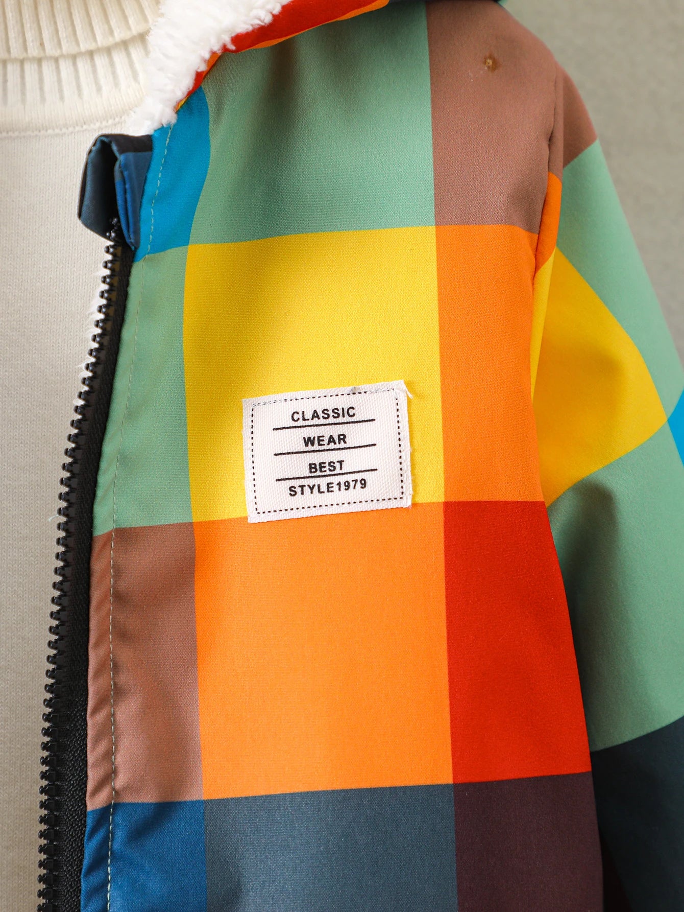 Veste Garçon Hiver ❄️ Polaire Épaisse &Capuche Mode