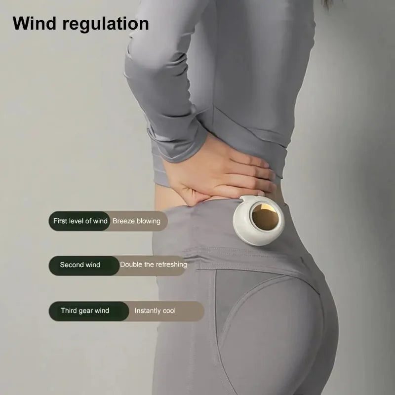Mini Ventilateur Portable à Clipser – Sans Pales Apparentes, 3 Vitesses