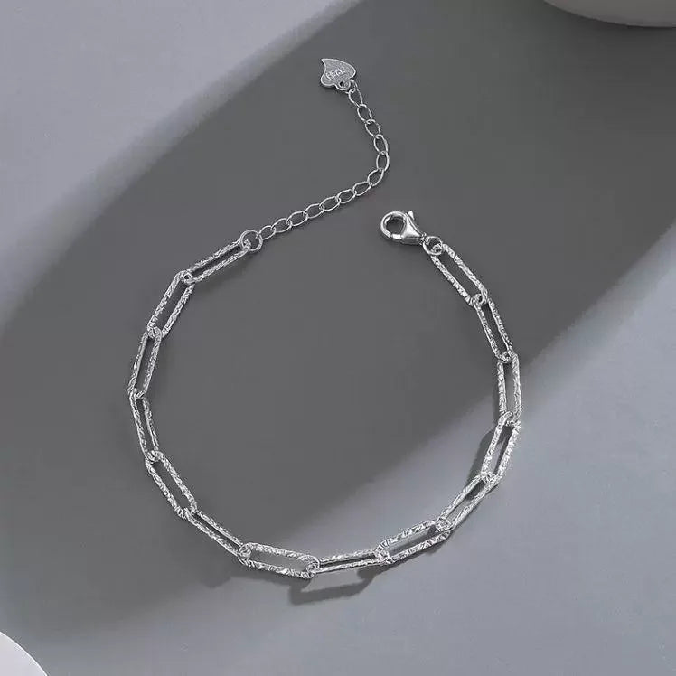 Bracelet Cœur Femme Argent 925 Style – Zircon Élégant
