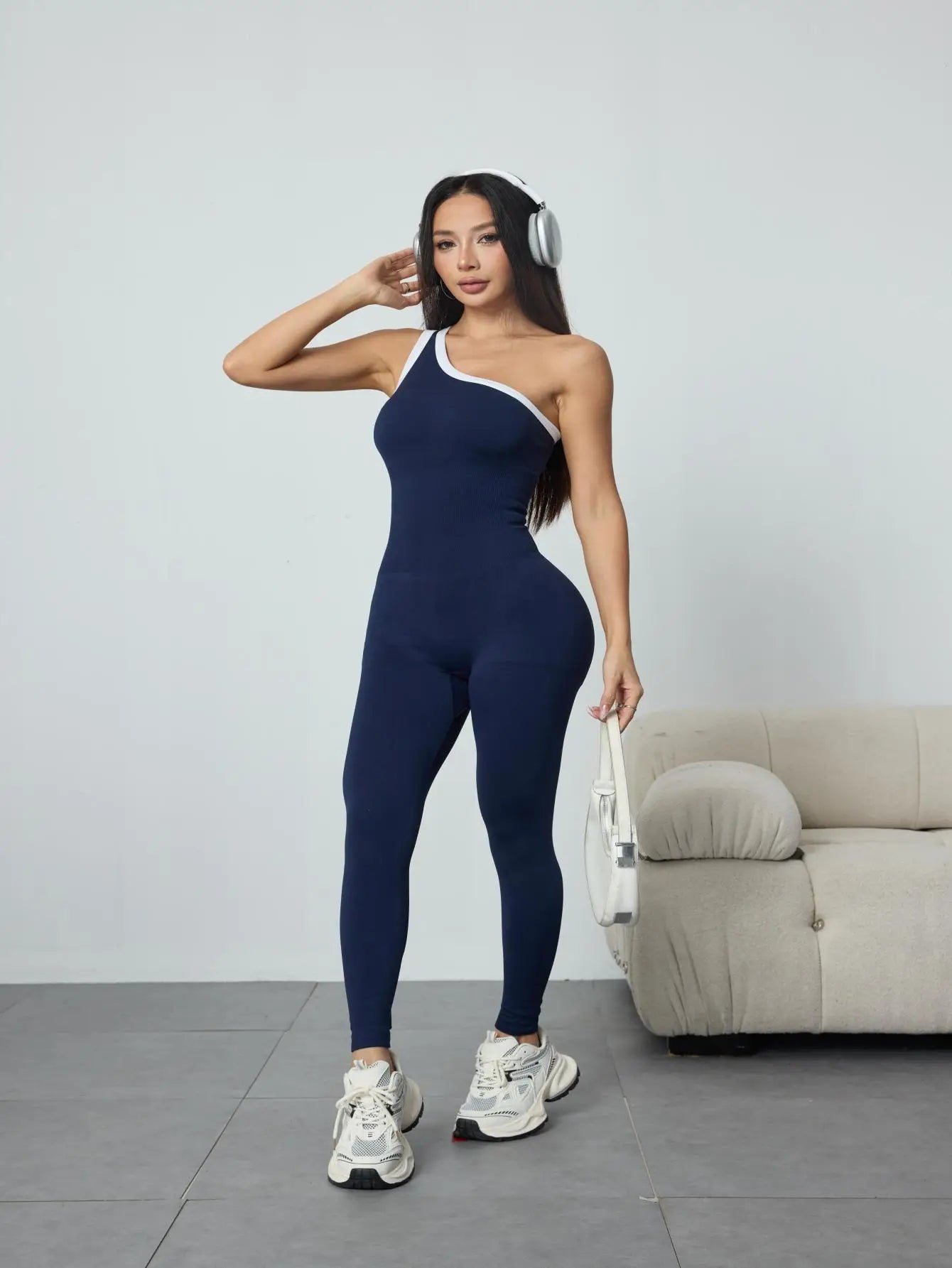 Bodysuit Sport Femme – Jumpsuit Seamless Gainant Yoga & Fitness