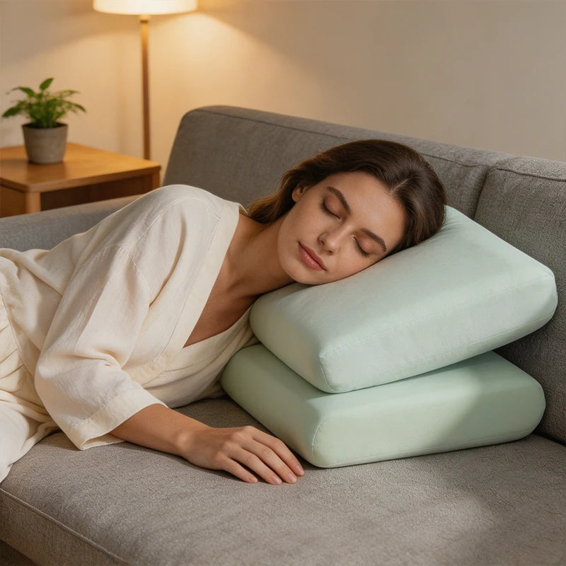 Taie d’Oreiller Rafraîchissante Ice Silk – Housse Été Lavable