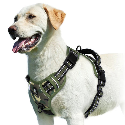 Harnais Chien Anti-Traction Ajustable – Confort Rembourré