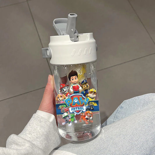 Gobelet Enfant avec Paille – Gourde Portable Motif Paw Patrol