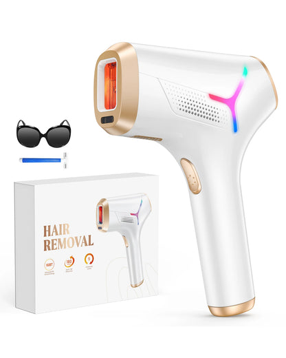Épilateur IPL à Lumière Pulsée – 990 000 Flashs, 9 Niveaux