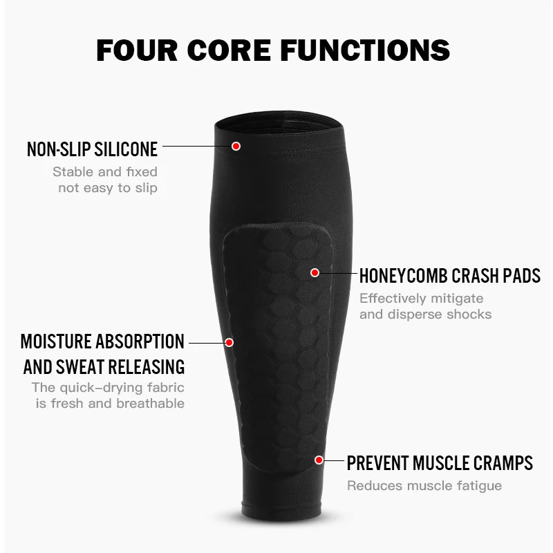 Manchon Protège-Tibia ⚽ Compression & Confort Sport