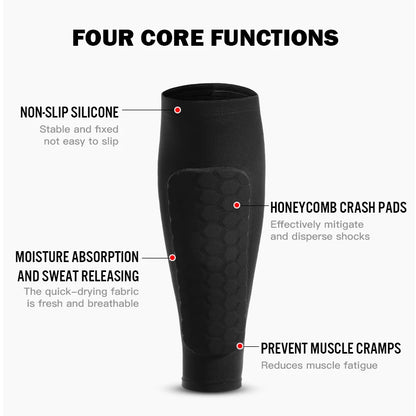 Manchon Protège-Tibia ⚽ Compression & Confort Sport