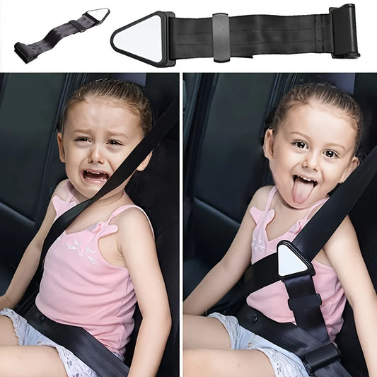 Ceinture enfant voiture – Réglable avec protection cou