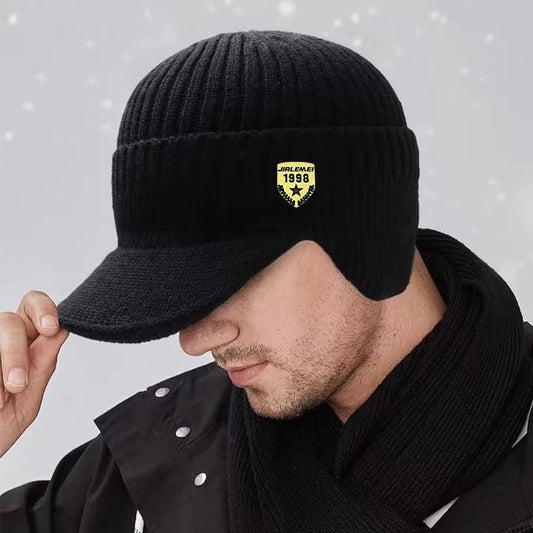 🧢 Bonnet d’hiver homme – chaud, tricoté & protège-oreilles
