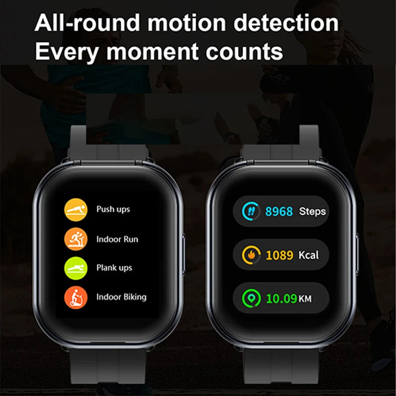 Montre Connectée 2-en-1 avec Écouteurs Bluetooth – Écran HD & Modes Sport